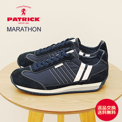 【返品交換送料無料】PATRICK パトリック MARATHON マラソン IDG インディゴ 靴 スニーカー シューズ