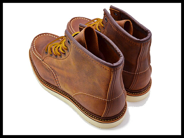 【返品交換送料無料】RED WING レッドウィング 1907 CLASSIC WORK 6”MOC-TOE クラシックワーク 6インチ モックトゥ Copper Rough&amp;Tough カッパー ラフ＆タフ_4