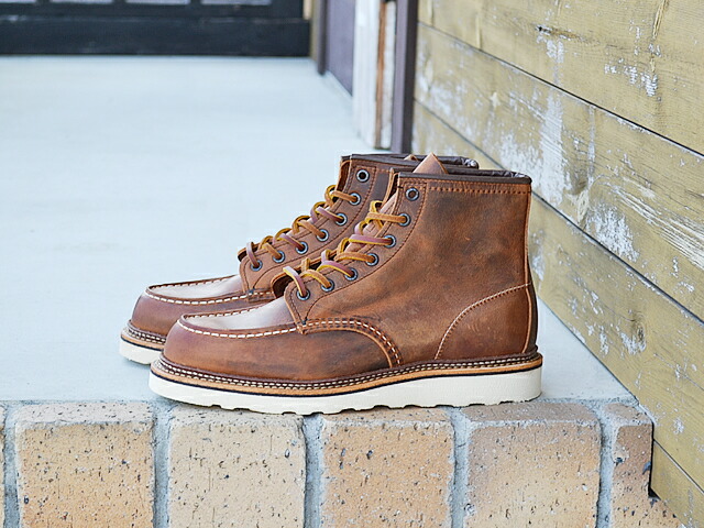 【返品交換送料無料】RED WING レッドウィング 1907 CLASSIC WORK 6”MOC-TOE クラシックワーク 6インチ モックトゥ Copper Rough&amp;Tough カッパー ラフ＆タフ_2