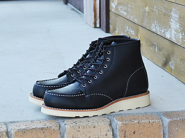 【返品交換送料無料】RED WING レッドウィング 3373 WOMEN’S 6” Classic Moc ウィメンズ 6インチ クラシックモック Black Boundary ブラック バウンダリー_2