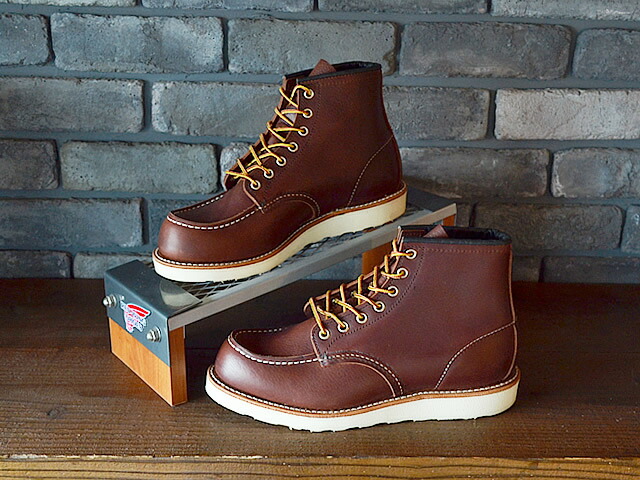 返品交換送料無料 RED WING レッドウィング Style No.8138 D 6”CLASSIC MO 6インチ  クラシック モック BRIAR”OIL SLICK” ブライアー”オイル スリック”の通販は