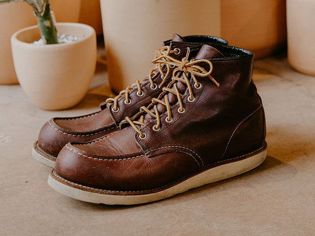 返品交換送料無料 RED WING レッドウィング Style No.8138 D 6”CLASSIC MO 6インチ  クラシック モック BRIAR”OIL SLICK” ブライアー”オイル スリック”の通販は