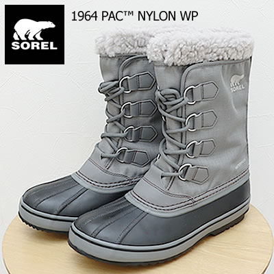 SOREL ソレル 1964 PAC NYLON WP 1964  パックナイロン ウォータープルーフ Quarry, Dove クォーリー ダブ ウィンター ブーツ メンズ