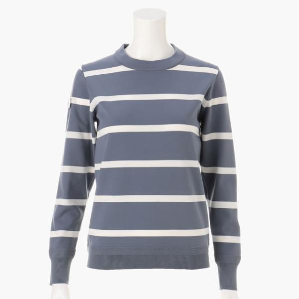 即納 BRIEFING GOLF ブリーフィング ゴルフ WS WR STRIPE CREW NECK