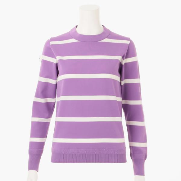 即納 BRIEFING GOLF ブリーフィング ゴルフ WS WR STRIPE CREW NECK