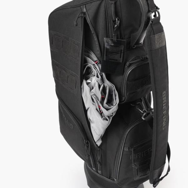 即納 BRIEFING GOLF ブリーフィング ゴルフ キャディバッグ スタンド CR-9 ブラック メンズ レディース　【正規取扱店】3.5kg 8.5口径 プロユース アスリート