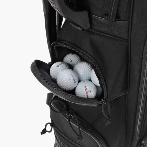 即納 BRIEFING GOLF ブリーフィング ゴルフ キャディバッグ スタンド CR-9 ブラック メンズ レディース　【正規取扱店】3.5kg 8.5口径 プロユース アスリート