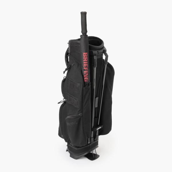 即納 BRIEFING GOLF ブリーフィング ゴルフ キャディバッグ スタンド CR-9 ブラック メンズ レディース　【正規取扱店】3.5kg 8.5口径 プロユース アスリート