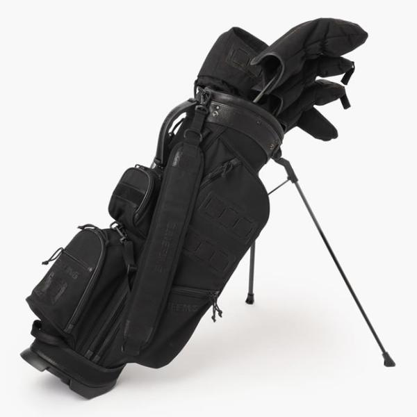 即納 BRIEFING GOLF ブリーフィング ゴルフ キャディバッグ スタンド CR-9 ブラック メンズ レディース　【正規取扱店】3.5kg 8.5口径 プロユース アスリート