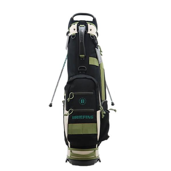 即納 BRIEFING GOLF ブリーフィング ゴルフ キャディバッグ CR-8 #02 森 BLACK×IVORY メンズ レディース 3.8kg 8.5口径