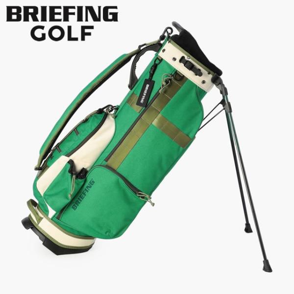 BRIEFING GOLF ブリーフィング ゴルフ キャディバッグ CR-8 #02  GREEN×IVORY