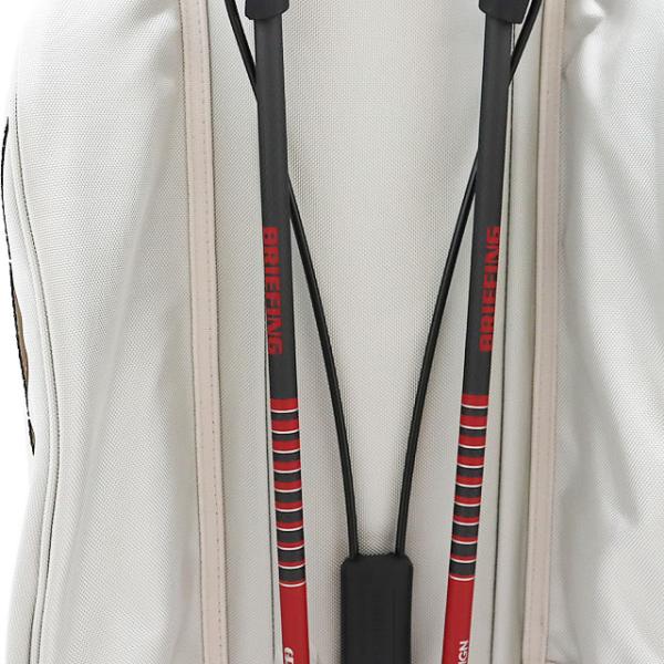 即納 BRIEFING GOLF ブリーフィング ゴルフ キャディバッグ CR-10#02 SILVER シルバーメンズ レディース　4.6kg 9.5口径