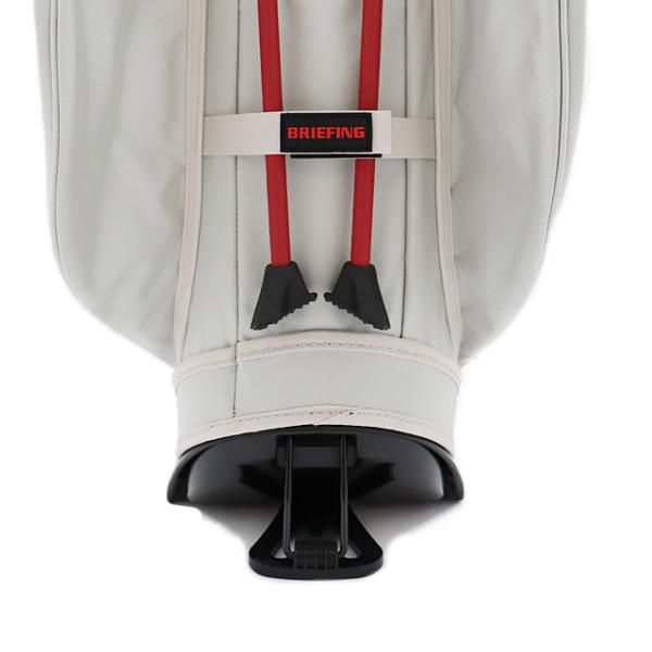 即納 BRIEFING GOLF ブリーフィング ゴルフ キャディバッグ CR-10#02 SILVER シルバーメンズ レディース　4.6kg 9.5口径