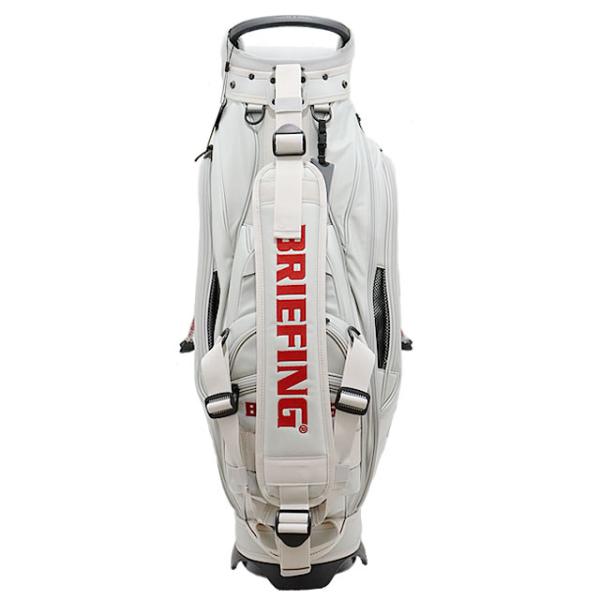 即納 BRIEFING GOLF ブリーフィング ゴルフ キャディバッグ CR-10#02 SILVER シルバーメンズ レディース　4.6kg 9.5口径