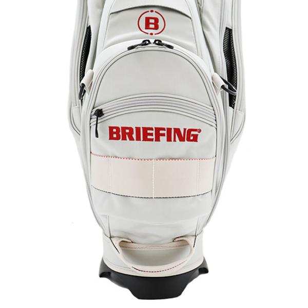 即納 BRIEFING GOLF ブリーフィング ゴルフ キャディバッグ CR-10#02 SILVER シルバーメンズ レディース　4.6kg 9.5口径