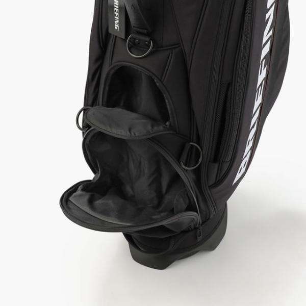 即納 BRIEFING GOLF ブリーフィング ゴルフ キャディバッグ CR-10#02 BLACK ブラック メンズ レディース　 4.6kg 9.5口径 プロ仕様