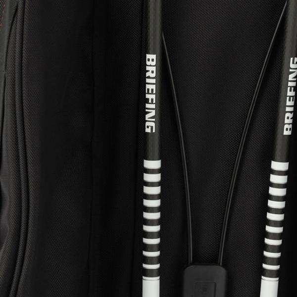 即納 BRIEFING GOLF ブリーフィング ゴルフ キャディバッグ CR-10#02 BLACK ブラック メンズ レディース　 4.6kg 9.5口径 プロ仕様