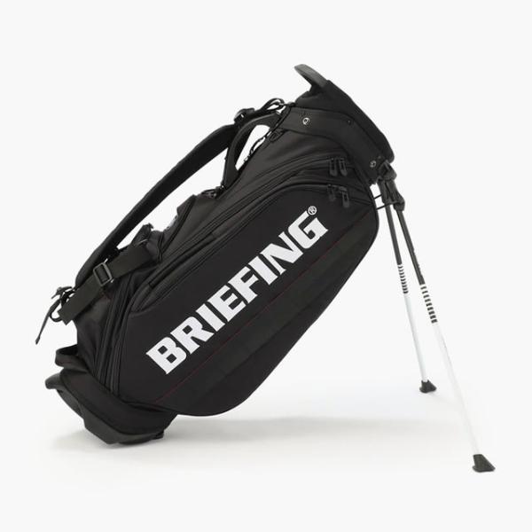 即納 BRIEFING GOLF ブリーフィング ゴルフ キャディバッグ CR-10#02 BLACK ブラック メンズ レディース　 4.6kg 9.5口径 プロ仕様