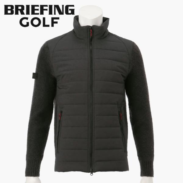 即納 BRIEFING GOLF ブリーフィング ゴルフ MS WINDBLOCK BOUCLE KNIT