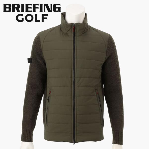 即納 BRIEFING GOLF ブリーフィング ゴルフ MS WINDBLOCK BOUCLE KNIT