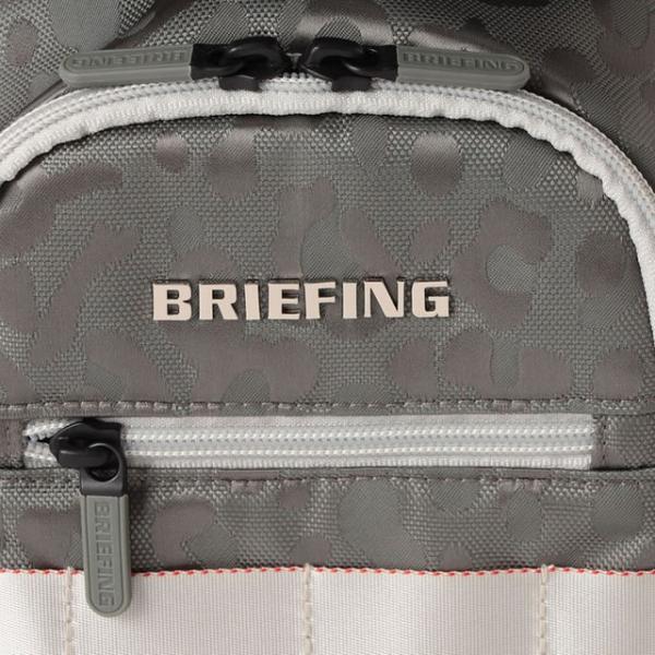 即納 BRIEFING GOLF ブリーフィング ゴルフ キャディバッグ CR-6 #03 LEOPARD JQ BLACK ブラック GRAY グレー メンズ レディース　 4.02kg