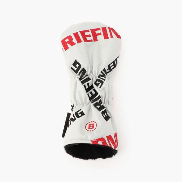 即納BRIEFING GOLF ブリーフィング ゴルフ  D COVER CL ドライバーカバー クレイジー ロゴ SILVER シルバー BLACK ブラック　正規取扱店ルフエ ruffue 即納BRIEFING GOLF ブリーフィング ゴルフ DRIVER COVER CL ドライバー
