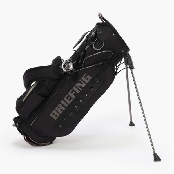 即納BRIEFING GOLF ブリーフィング ゴルフ  CR-4 #04 LLIC メタリック キャディバッグ   BLACK ブラック SILVER シルバー 正規取扱店ルフエ ruffue 3.69kg