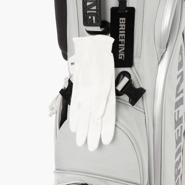 即納BRIEFING GOLF ブリーフィング ゴルフ  CR-4 #04 LLIC メタリック キャディバッグ   BLACK ブラック SILVER シルバー 正規取扱店ルフエ ruffue 3.69kg
