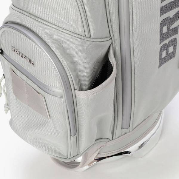 即納BRIEFING GOLF ブリーフィング ゴルフ  CR-4 #04 LLIC メタリック キャディバッグ   BLACK ブラック SILVER シルバー 正規取扱店ルフエ ruffue 3.69kg