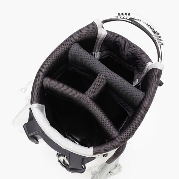 即納BRIEFING GOLF ブリーフィング ゴルフ  CR-4 #04 LLIC メタリック キャディバッグ   BLACK ブラック SILVER シルバー 正規取扱店ルフエ ruffue 3.69kg