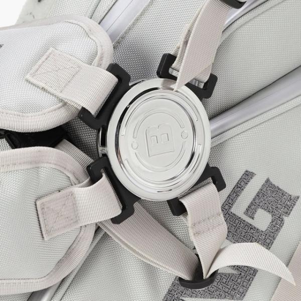 即納BRIEFING GOLF ブリーフィング ゴルフ  CR-4 #04 LLIC メタリック キャディバッグ   BLACK ブラック SILVER シルバー 正規取扱店ルフエ ruffue 3.69kg