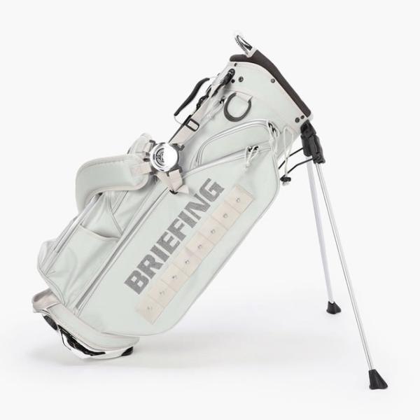 即納BRIEFING GOLF ブリーフィング ゴルフ  CR-4 #04 LLIC メタリック キャディバッグ   BLACK ブラック SILVER シルバー 正規取扱店ルフエ ruffue 3.69kg
