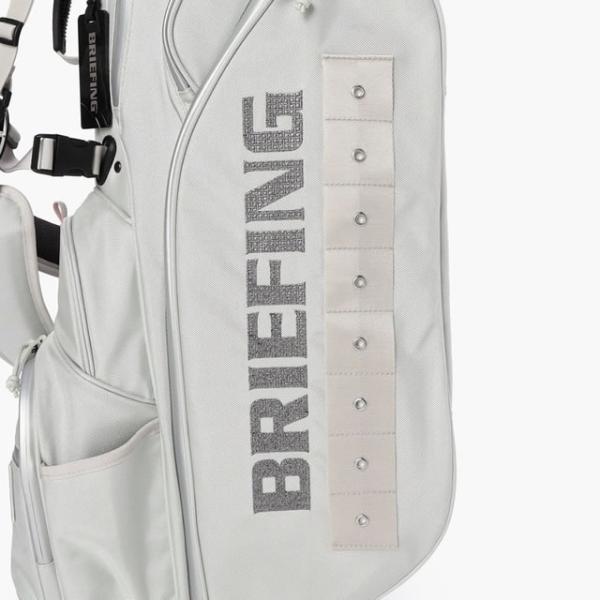 即納BRIEFING GOLF ブリーフィング ゴルフ  CR-4 #04 LLIC メタリック キャディバッグ   BLACK ブラック SILVER シルバー 正規取扱店ルフエ ruffue 3.69kg
