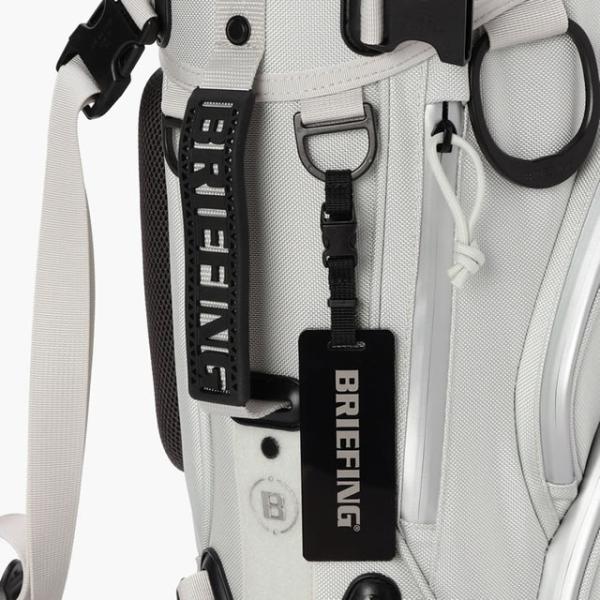 即納BRIEFING GOLF ブリーフィング ゴルフ  CR-4 #04 LLIC メタリック キャディバッグ   BLACK ブラック SILVER シルバー 正規取扱店ルフエ ruffue 3.69kg