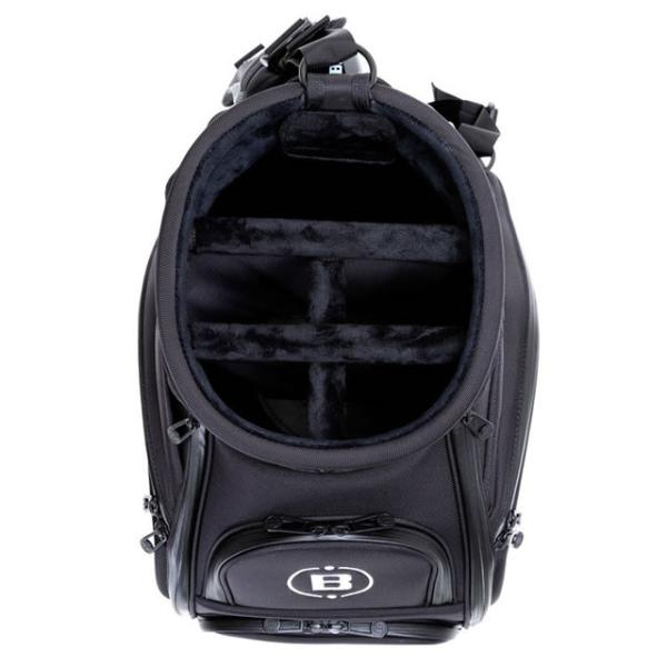 即納BRIEFING GOLF ブリーフィング ゴルフ キャディバッグ CR-3 #04 BLACK ブラック SILVER シルバー 正規取扱店ルフエ ruffue 6.0kg 9.5口径 プロ仕様