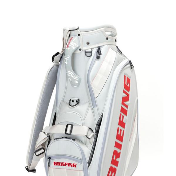 即納BRIEFING GOLF ブリーフィング ゴルフ キャディバッグ CR-3 #04 BLACK ブラック SILVER シルバー 正規取扱店ルフエ ruffue 6.0kg 9.5口径 プロ仕様