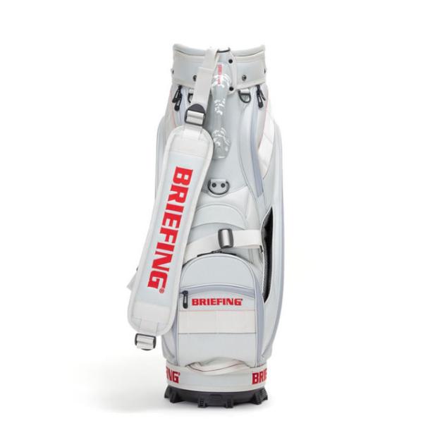 即納BRIEFING GOLF ブリーフィング ゴルフ キャディバッグ CR-3 #04 BLACK ブラック SILVER シルバー 正規取扱店ルフエ ruffue 6.0kg 9.5口径 プロ仕様