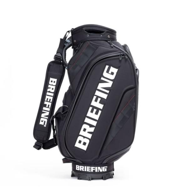 即納BRIEFING GOLF ブリーフィング ゴルフ キャディバッグ CR-3 #04 BLACK ブラック SILVER シルバー 正規取扱店ルフエ ruffue 6.0kg 9.5口径 プロ仕様