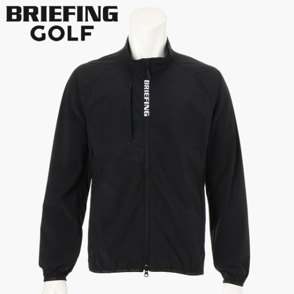 即納BRIEFING GOLF ブリーフィング ゴルフ MS POCKETABLE WIND BLOUSON メンズ ポケッタブル ウィンド ブルゾン BLACK ブラック 正規取扱店ルフエ ruffue