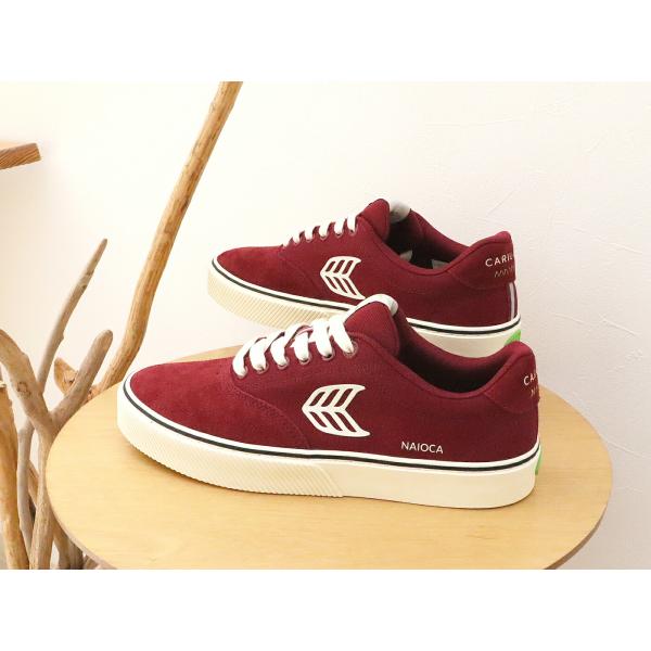 返品交換送料無料 CARIUMA カリウマ NAIOCA PRO ナイオカ プロ カベルネ/アイボリー メンズ レディース スケートボード スケボー スニーカー シューズ スエード