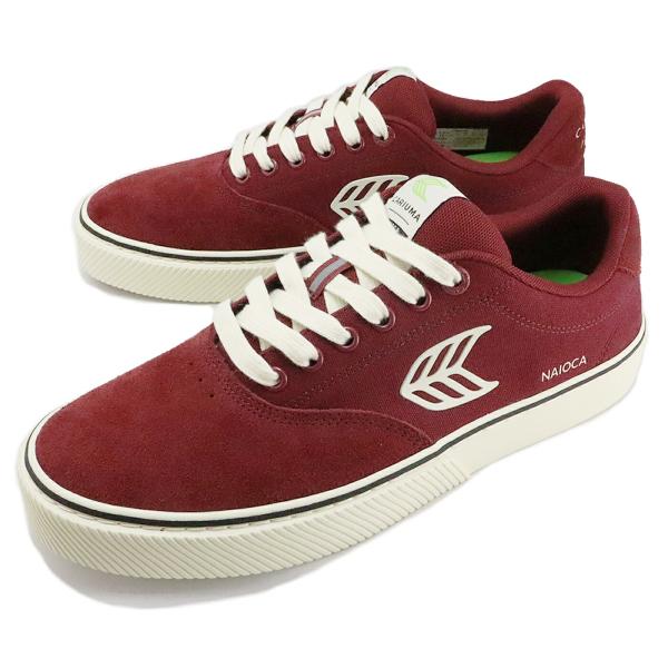 返品交換送料無料 CARIUMA カリウマ NAIOCA PRO ナイオカ プロ カベルネ/アイボリー メンズ レディース スケートボード スケボー スニーカー シューズ スエード