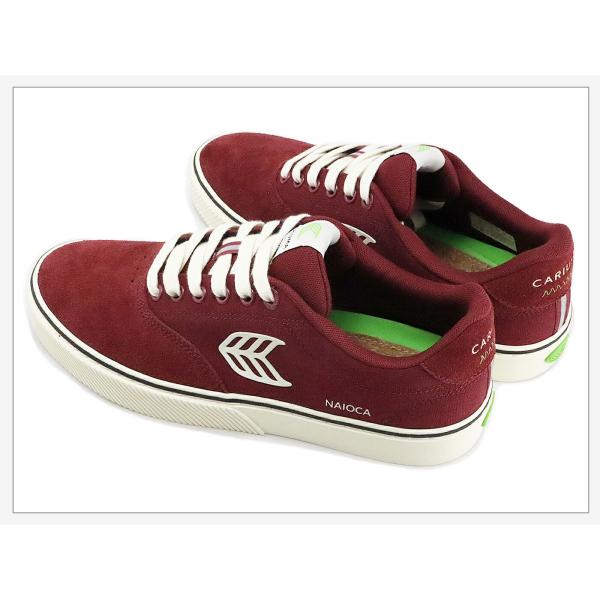 返品交換送料無料 CARIUMA カリウマ NAIOCA PRO ナイオカ プロ カベルネ/アイボリー メンズ レディース スケートボード スケボー スニーカー シューズ スエード