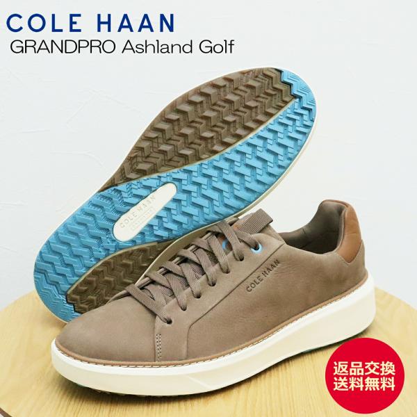 返品交換送料無料COLE HAAN コールハーン GRANDPRO Topspin Golf グランドプロ トップスピン ゴルフ IRSH COFF NBK/GLDN メンズ 靴 ゴルフシューズ スパイクレス
