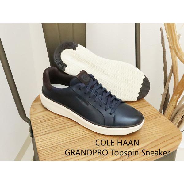 返品交換送料無料 COLE HAAN コールハーン GRANDPRO Topspin Sneaker グランドプロ トップスピン スニーカー ミッドナイトムーン/ダークチョコレート/アイボリー_1