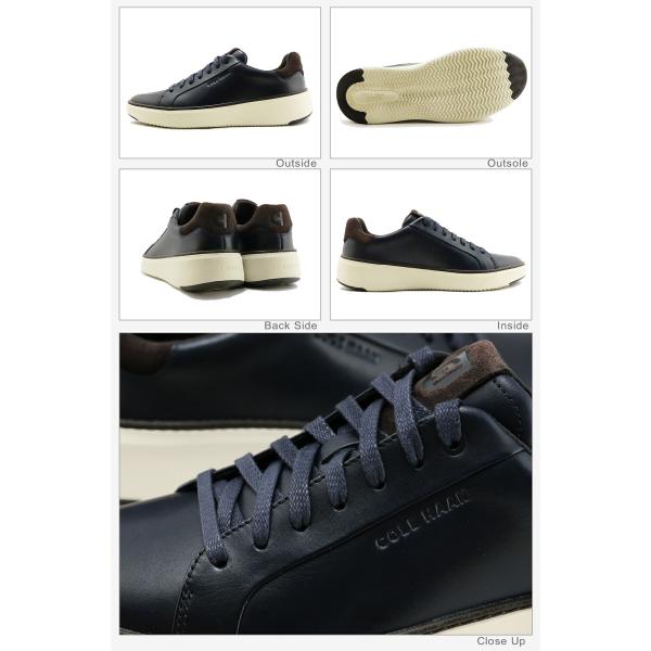 返品交換送料無料 COLE HAAN コールハーン GRANDPRO Topspin Sneaker グランドプロ トップスピン スニーカー ミッドナイトムーン/ダークチョコレート/アイボリー_5