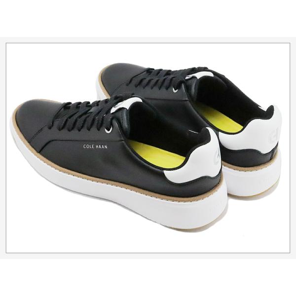 返品交換送料無料COLE HAAN コールハーン WOMEN'S GRANDPRO Topspin Sneaker ウィメンズ グランドプロ トップスピン スニーカー BLACK/OPTIC WHITE_4
