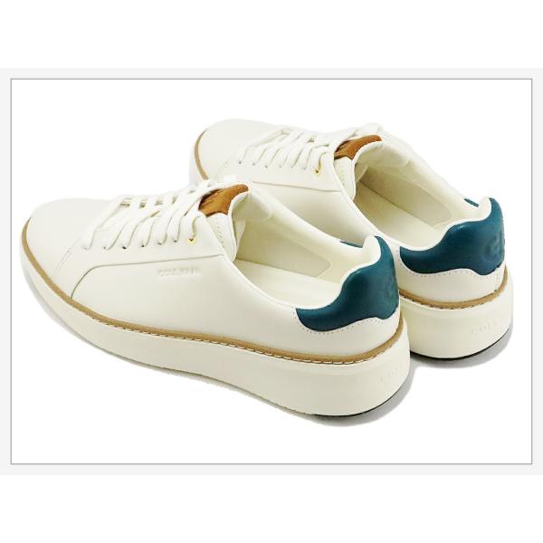 返品交換送料無料COLE HAAN コールハーン WOMEN'S GRANDPRO Topspin Sneaker ウィメンズ グランドプロ トップスピン スニーカー IVORY/TOBACCO SUEDE/RAINFOREST_4