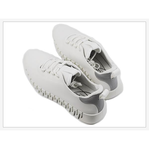 ECCO エコー GRUUV W グルーブ ウィメンズ WHITE/LIGHT GREY ホワイト/ライトグレー 返品交換送料無料_4