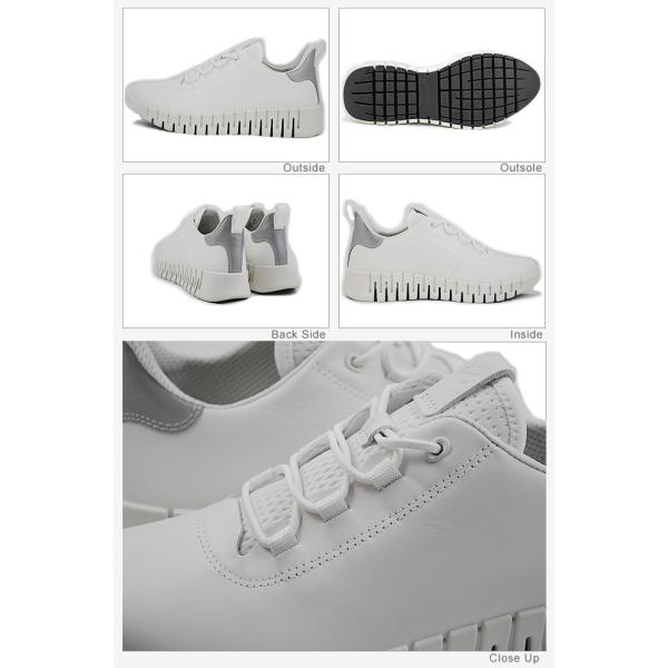ECCO エコー GRUUV W グルーブ ウィメンズ WHITE/LIGHT GREY ホワイト/ライトグレー 返品交換送料無料_5