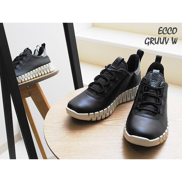 ECCO エコー GRUUV W グルーブ ウィメンズ BLACK/LIGHT GREY ブラック/ライトグレー 返品交換送料無料_1